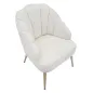 Fotel SHELL Kremowy 65x69x84 cm